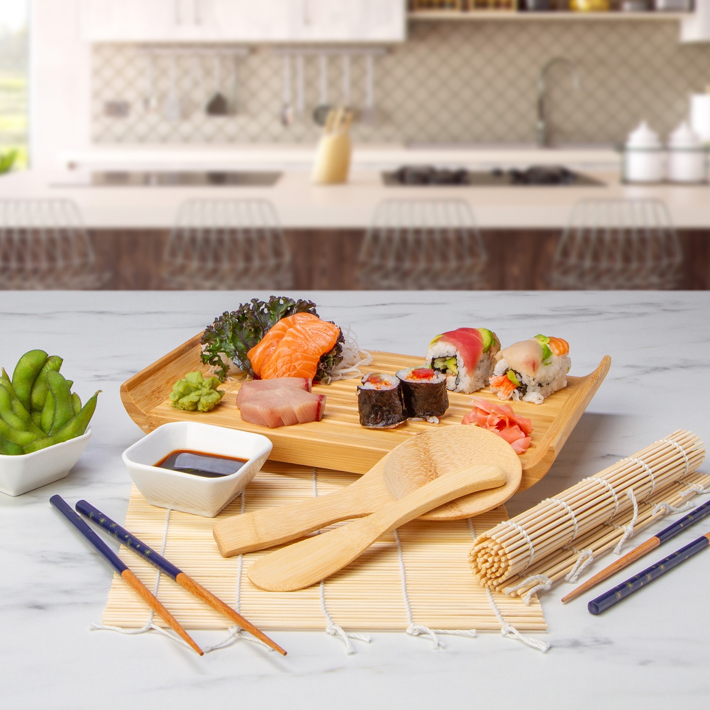 Bamboo Sushi Making Kit by Home Direct - FabFitFun